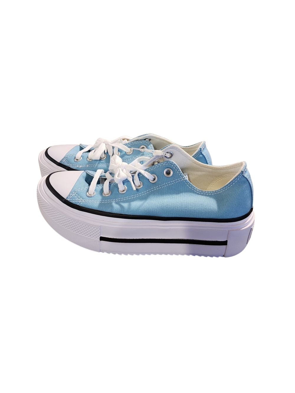 Converse Chuck Taylor All Star Lift Double Stack Ox Deja Blue Women's 9 / Men 7 - Picture 5 of 7